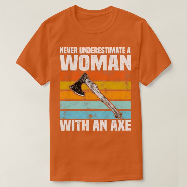 Camiseta Nunca Subestimes A Una Mujer Con 1 x (Diseño del anverso)