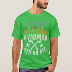 Camiseta Nunca Subestimes A Una Mujer Con Los Amantes Del E