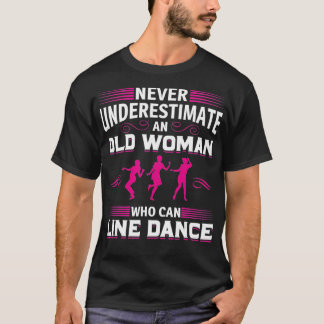 Camiseta Nunca Subestimes A Una Vieja Que Pueda Saltar Del