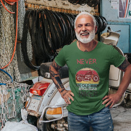 Camiseta Nunca subestimes al viejo ciclista