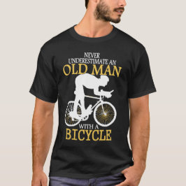 Camiseta Nunca subestimes al viejo ciclista