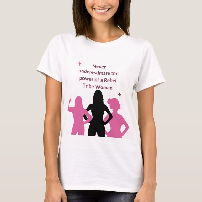 Camiseta Nunca Subestimes el Poder (Anverso)