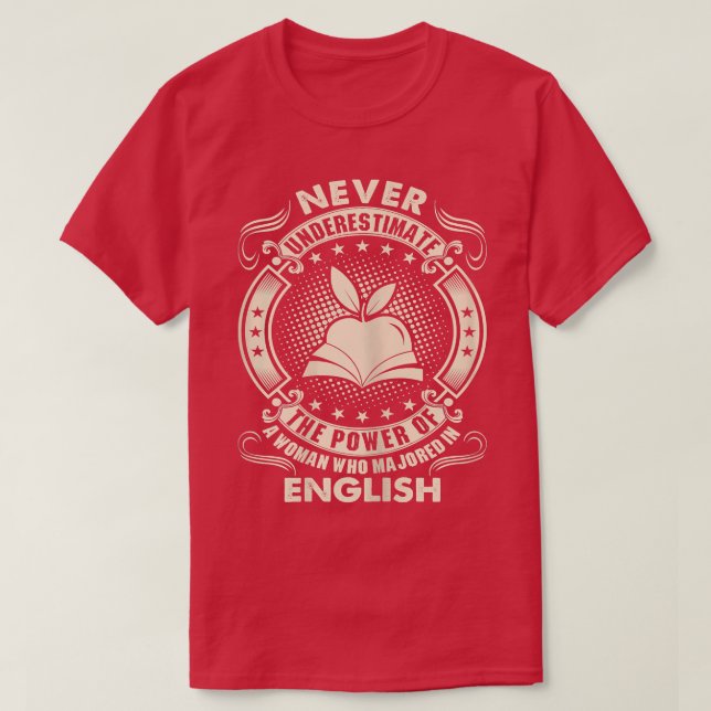 Camiseta Nunca Subestimes El Poder De La Mujer Mayoritaria  (Diseño del anverso)