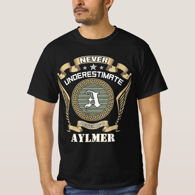 Camiseta Nunca subestimes el poder de un AYLMER (Anverso)