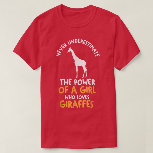 Camiseta Nunca subestimes el poder de un Chica que amaba  (Diseño del anverso)