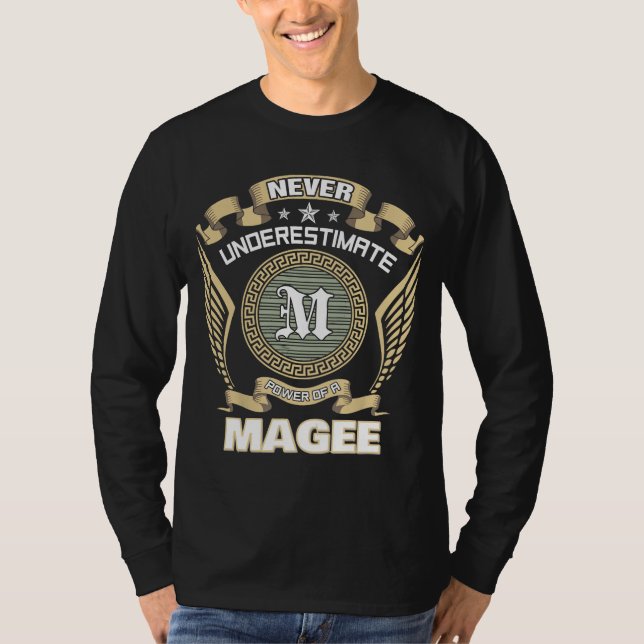 CAMISETA NUNCA SUBESTIMES EL PODER DE UN MAGEE (Anverso)