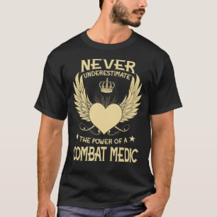 Camiseta Nunca Subestimes El Poder De Un Médico De Combate
