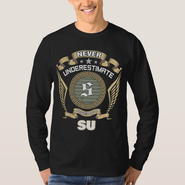 CAMISETA NUNCA SUBESTIMES EL PODER DE UN SU (Anverso)