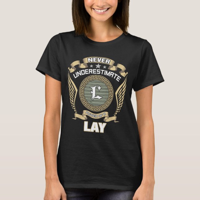 CAMISETA NUNCA_SUBESTIMES_EL_PODER_DE_UNA_LAY (Anverso)