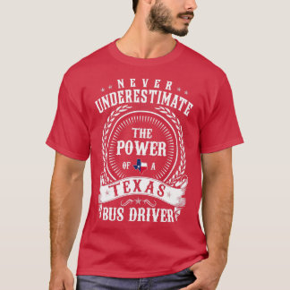 Camiseta Nunca subestimes el poder de una unidad de autobús
