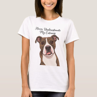 Camiseta Nunca Subestimes Mi Cuteness