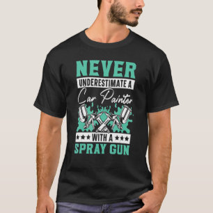 Camiseta Nunca Subestimes Un Protector De Coches Con Un Arm