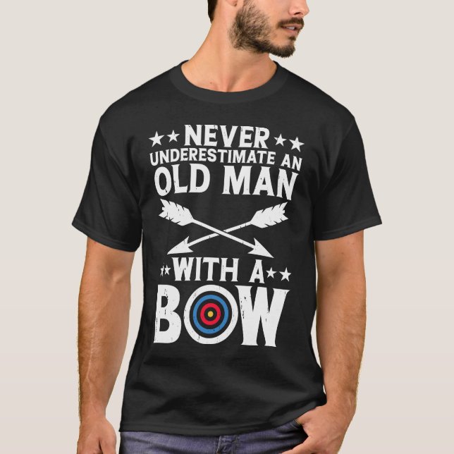 Camiseta Nunca subestimes un regalo de papá anciano (Anverso)