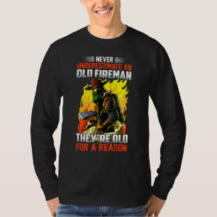 Camiseta Nunca Subestimes Y Viejo Fuego