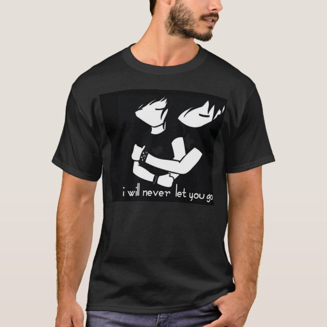 CAMISETA NUNCA TE DEJARÉ IR. (Anverso)