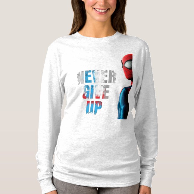 Camiseta "Nunca te des por vencida" (Anverso)