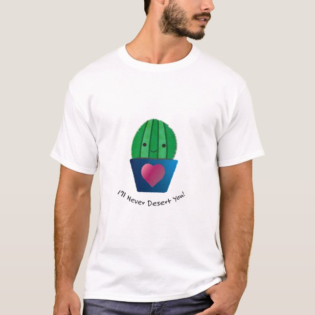 Camiseta Nunca te desataré Cactus (Anverso)