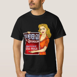 Camiseta Nunca Te Irás Completa De Brandon Anti Joe Biden U