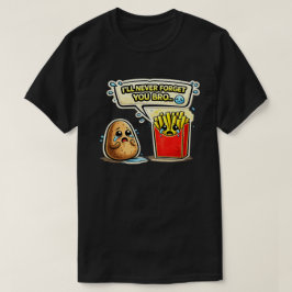 Camiseta Nunca te olvidaré hermano Arte de patata