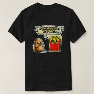 Camiseta Nunca te olvidaré hermano Arte de patata