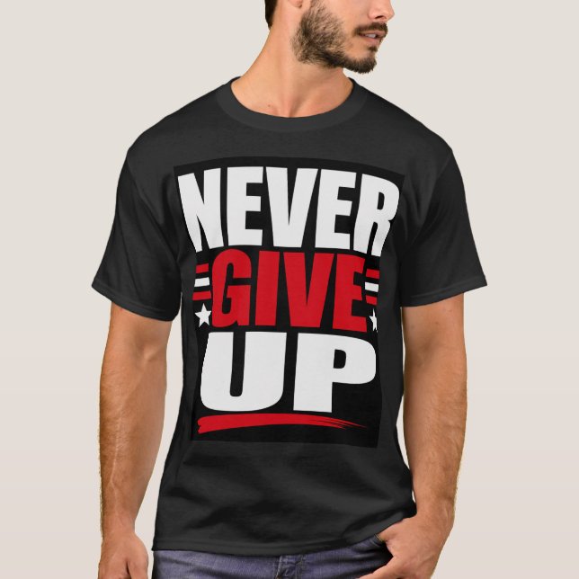 Camiseta Nunca te rindas (Anverso)