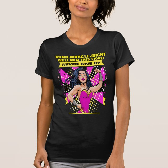 Camiseta Nunca te rindas (Anverso)
