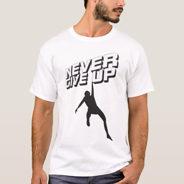 Camiseta Nunca te rindas (Anverso)