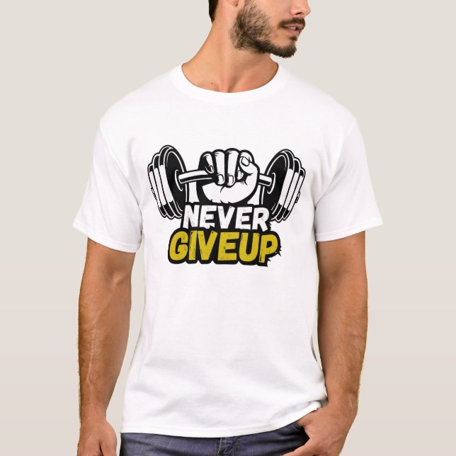 Camiseta Nunca te rindas (Anverso)