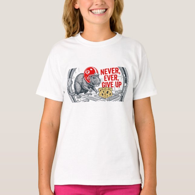 Camiseta Nunca te rindas 2 (Anverso)