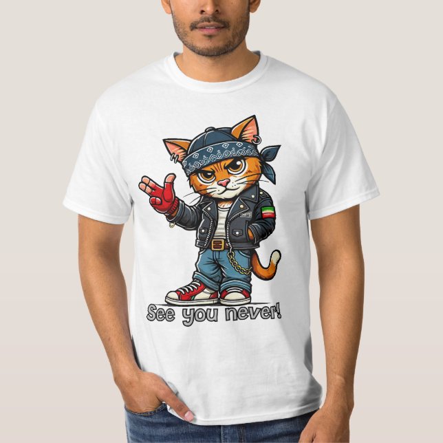 Camiseta ¡Nunca te veo! (Anverso)