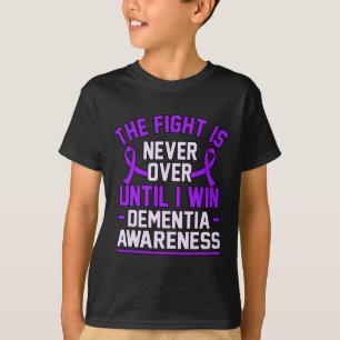 Camiseta Nunca Terminó Hasta Ganar Dementia Alzheimerheimer