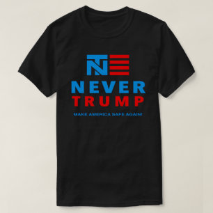 CAMISETA "NUNCA TRIUNFO: ¡HAGA LA CAJA FUERTE DE AMÉRICA