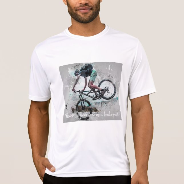 Camiseta Nunca uses tu cara como almohadilla de freno (Anverso)
