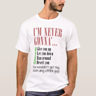 Camiseta Nunca voy a darle para arriba