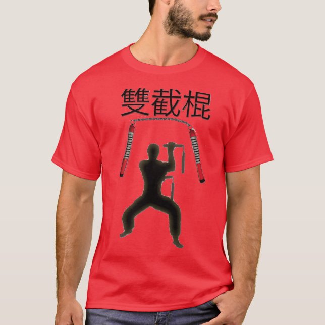 Camiseta nunchaku fighter (Anverso)