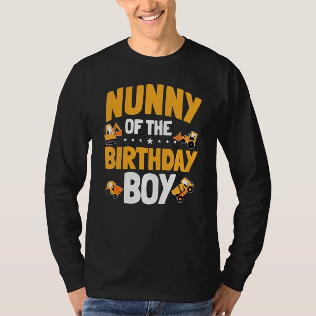 Camiseta Nunny Del Cumpleaños De Los Trabajadores De Constr (Anverso)