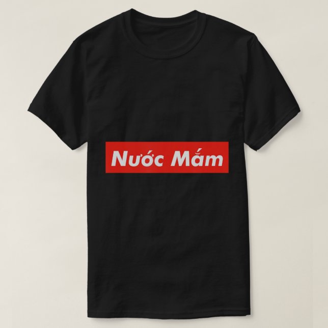 Camiseta Nuoc Mam Vietnam Salsa de pescado vietnamita Viet  (Diseño del anverso)