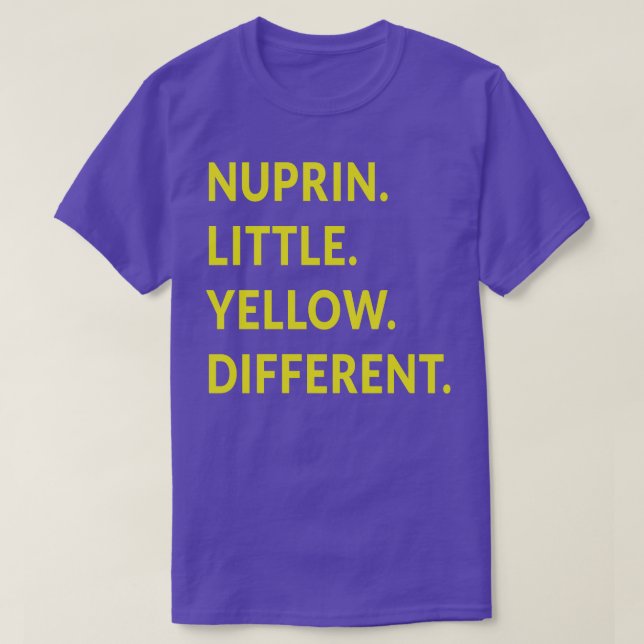Camiseta Nuprin Little Yellow Different (Diseño del anverso)