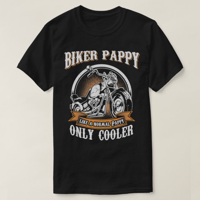 Camiseta Nur Guay Pappy Rige Motociclista (Diseño del anverso)