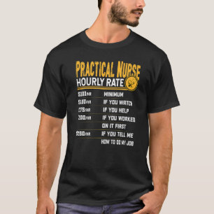 Camiseta Nur Práctico Con Licencia Por Horas De Enfermero P