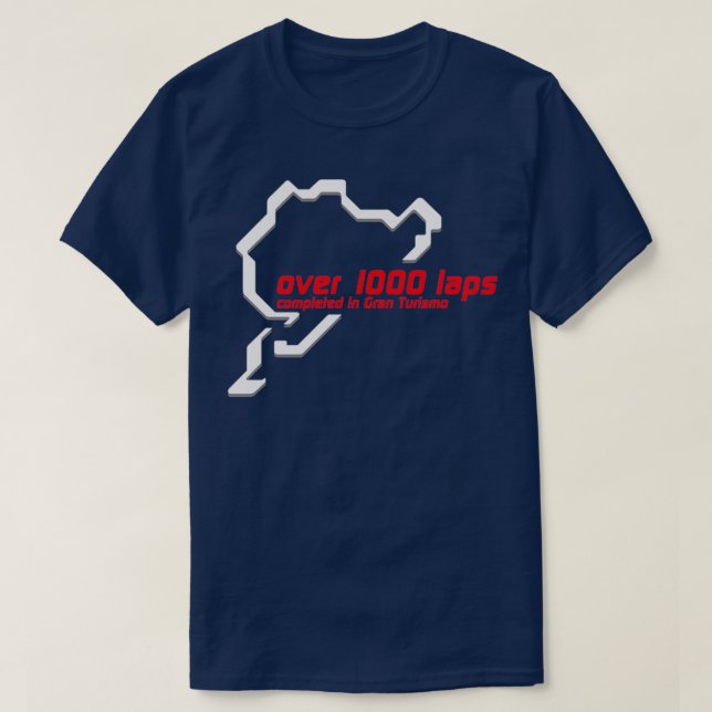 Camiseta Nurburgring 1000 lap club Gran Turismo (Diseño del anverso)