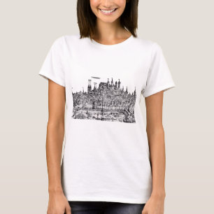 Camiseta Nuremberg Ciudad medieval en Alemania