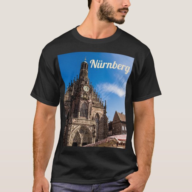 Camiseta Nuremberg Hauptmarkt Nürnberg Bavaria Alemania (Anverso)