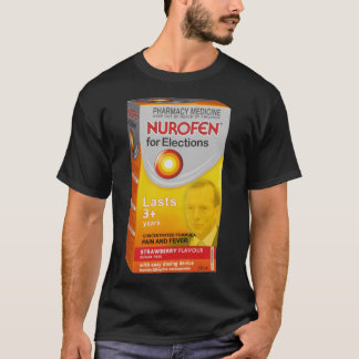 Camiseta Nurofen para las elecciones