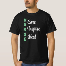 Camiseta Nurse Care Inspire Heal