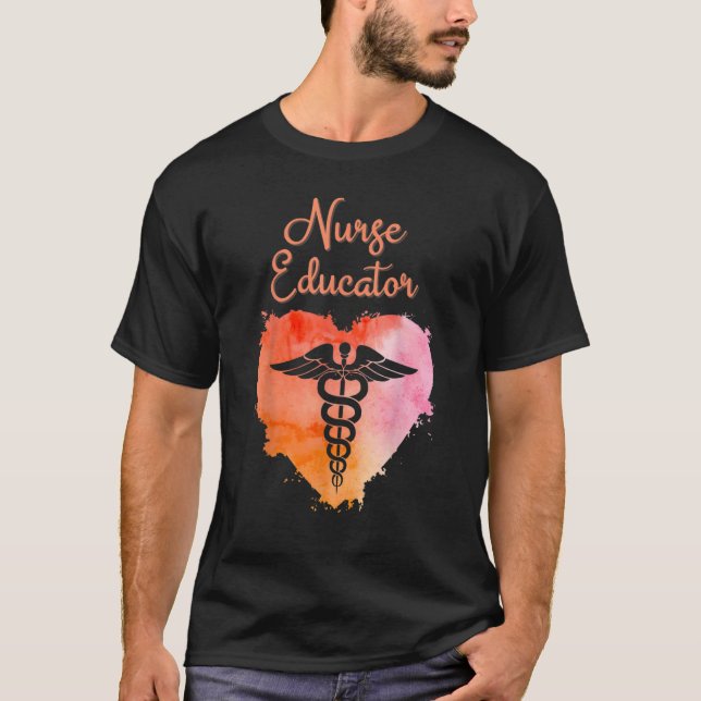 Camiseta Nurse Educator  Nurses Nursing Graduation Caduceus (Anverso)