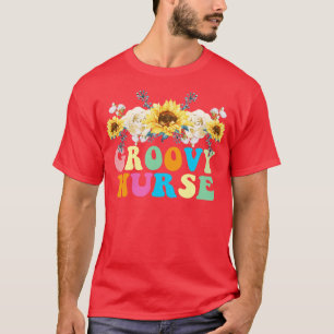 Camiseta Nurse FLower Nurse Day Regalo de cumpleaños