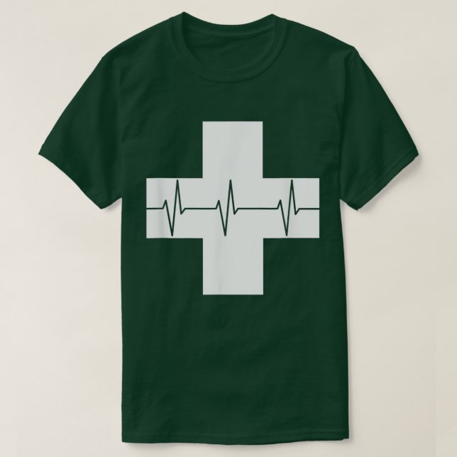 Camiseta Nurse Gift  Nurse Heartbeat  (Diseño del anverso)