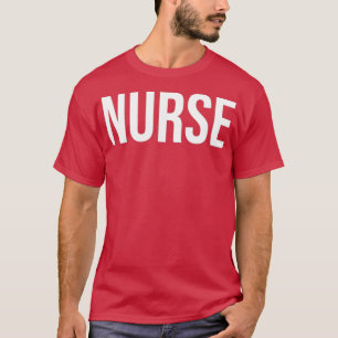 Camiseta Nurse Job Title Plain Text