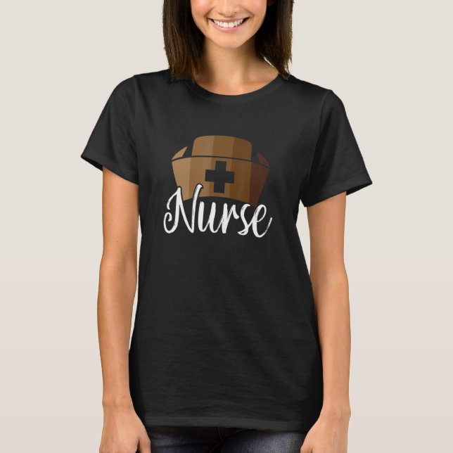 Camiseta Nurse Nursing Black History Month RN Black Nurse (Anverso)